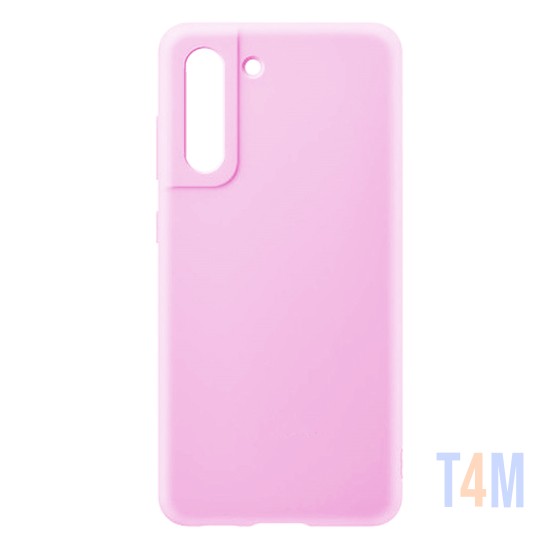 Capa de Silicone Macio para Samsung Galaxy S21 Plus Rosa